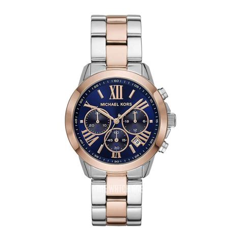 michael kors women's bradshaw two tone stainless steel watch mk6389|2 tone bradshaw watch.